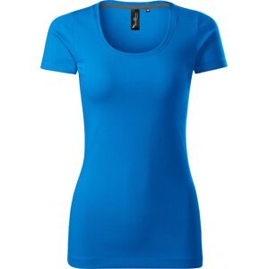 MALFINI Premium® Dámské vypasované tričko Action s elastanem Barva: modrá sytá, Velikost: M