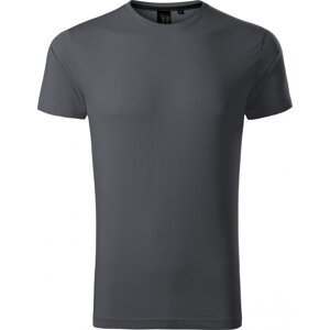 MALFINI Premium® Exkluzivní pánské slim fit tričko s elastanem Barva: šedá antracitová, Velikost: XXL