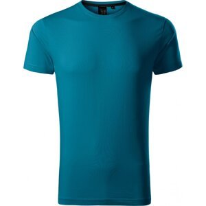 MALFINI Premium® Exkluzivní pánské slim fit tričko s elastanem Barva: modrá petrolejová, Velikost: M