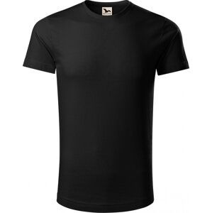 MALFINI® Pánské rovné tričko Malfini z organické bavlny 160 g/m Barva: Černá, Velikost: M