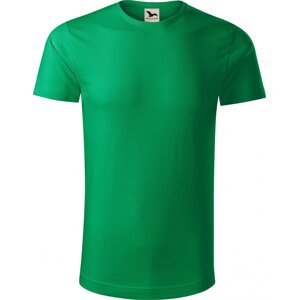 MALFINI® Pánské rovné tričko Malfini z organické bavlny 160 g/m Barva: zelená střední, Velikost: L
