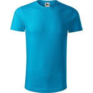 MALFINI® Pánské rovné tričko Malfini z organické bavlny 160 g/m Barva: Tyrkysová, Velikost: 3XL