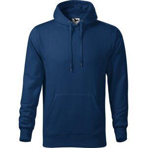 MALFINI® Pánská klokanka Cape s kapucí s podšívkou, 65% bavlny Barva: Půlnoční modrá, Velikost: M
