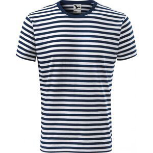 MALFINI® Pánské námořnické tričko Malfini s proužky ze 100% bavlny Barva: modrá námořní, Velikost: S