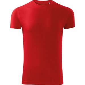 MALFINI® Přiléhavé bavlněné tričko Viper se silikonovou úpravou 180 g/m Barva: Červená, Velikost: XL