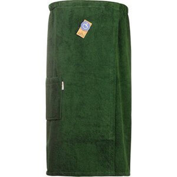 A&R Dámský saunový kilt na suchý zip Velcro, 400 g/m Barva: zelená tmavá, Velikost: 85 x 150 cm AR043