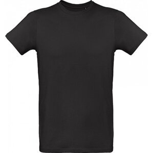 Měkké hladké organické pánské tričko B&C Inspire Plus 175 g/m Barva: Černá, Velikost: M BCTM048