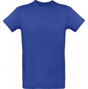 Měkké hladké organické pánské tričko B&C Inspire Plus 175 g/m Barva: modrá kobaltová, Velikost: S BCTM048