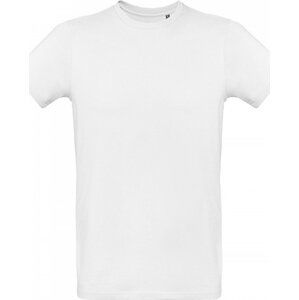 Měkké hladké organické pánské tričko B&C Inspire Plus 175 g/m Barva: Bílá, Velikost: M BCTM048