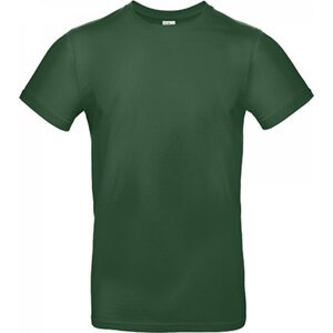 B&C Základní hladké bavlněné pánské triko BC 190 g/m Barva: Zelená lahvová, Velikost: XS BCTU03T