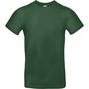 B&C Základní hladké bavlněné pánské triko BC 190 g/m Barva: Zelená lahvová, Velikost: XXL BCTU03T