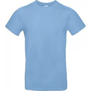B&C Základní hladké bavlněné pánské triko BC 190 g/m Barva: modrá nebeská, Velikost: XL BCTU03T