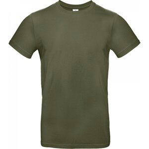 B&C Základní hladké bavlněné pánské triko BC 190 g/m Barva: Khaki, Velikost: L BCTU03T