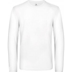 B&C Teplejší unisex tričko BC s dlouhým rukávem Barva: Bílá, Velikost: M BCTU07T