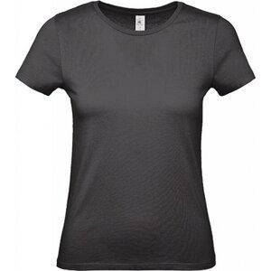 B&C Základní dámské bavlněné tričko BC ve střední gramáži Barva: Black Pure, Velikost: XS BCTW02T