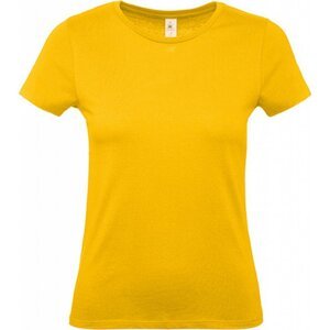 B&C Základní dámské bavlněné tričko BC ve střední gramáži Barva: Zlatá, Velikost: S BCTW02T