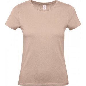 B&C Základní dámské bavlněné tričko BC ve střední gramáži Barva: Růžová, Velikost: L BCTW02T