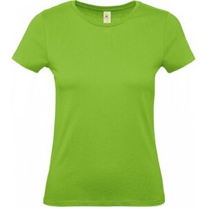 B&C Základní dámské bavlněné tričko BC ve střední gramáži Barva: Zelená, Velikost: L BCTW02T