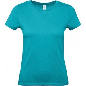 B&C Základní dámské bavlněné tričko BC ve střední gramáži Barva: modrá tyrkysová sytá, Velikost: L BCTW02T
