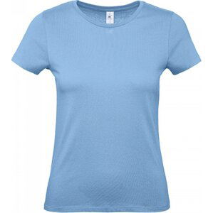B&C Základní dámské bavlněné tričko BC ve střední gramáži Barva: modrá nebeská, Velikost: M BCTW02T