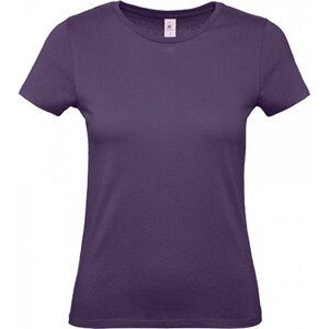 B&C Základní dámské bavlněné tričko BC ve střední gramáži Barva: Fialová, Velikost: S BCTW02T