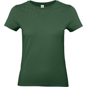 B&C Základní bavlněné hladké dámské tričko BC 190 g/m Barva: Zelená lahvová, Velikost: XL BCTW04T