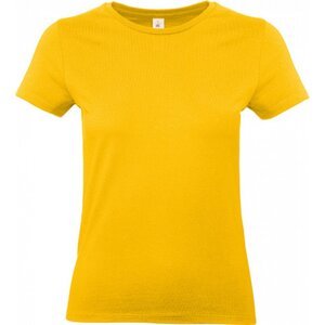 B&C Základní bavlněné hladké dámské tričko BC 190 g/m Barva: Zlatá, Velikost: L BCTW04T