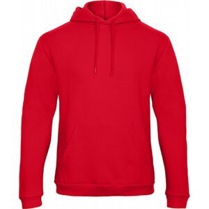 B&C Pánská směsová klokánka BC s kapucí 50% bavlny Barva: Červená, Velikost: 3XL BCWUI24