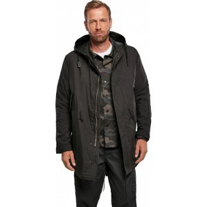 Build Your Brandit Jarní / zimní parka M51 US Urban Classics  s odnímatelnou fleecovou podšívkou Barva: Černá, Velikost: L