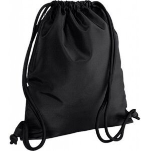 BagBase Sportovní vak na oblečení s robustními přezkami 15 l Barva: černá - černá, Velikost: 40 x 48 cm BG110