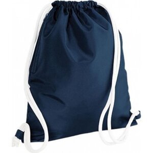 BagBase Sportovní vak na oblečení s robustními přezkami 15 l Barva: modrá námořní, Velikost: 40 x 48 cm BG110