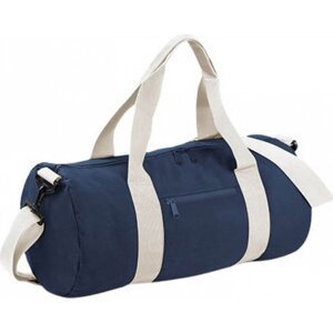 BagBase Sportovní oválná taška přes rameno 20 l Barva: modrá námořní - bílá, Velikost: 50 x 25 x 25 cm BG140