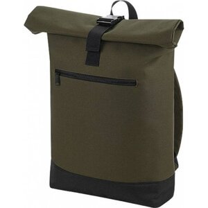BagBase Zavinovací batoh na notebook Roll-Top 20 l nepromokavý Barva: zelená vojenská, Velikost: 32 x 44 x 13 cm BG855