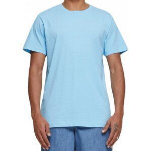 Build Your Brand Pevné úzké dlouhé triko s kulatým lemem 200g/m Barva: Světle modrá, Velikost: XL BY004