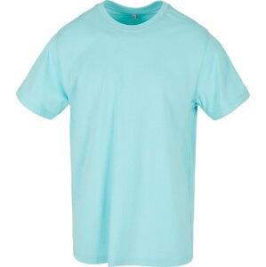Build Your Brand Pevné úzké dlouhé triko s kulatým lemem 200g/m Barva: modrá azurová, Velikost: XS BY004