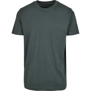 Build Your Brand Pevné úzké dlouhé triko s kulatým lemem 200g/m Barva: Zelená lahvová, Velikost: 3XL BY004