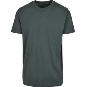 Build Your Brand Pevné úzké dlouhé triko s kulatým lemem 200g/m Barva: Zelená lahvová, Velikost: XXL BY004
