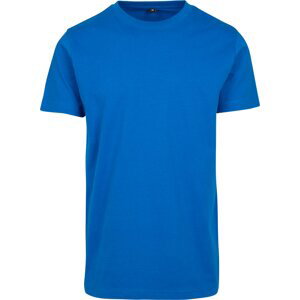 Build Your Brand Pevné úzké dlouhé triko s kulatým lemem 200g/m Barva: modrá kobaltová, Velikost: 5XL BY004