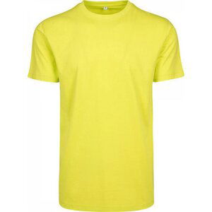 Build Your Brand Pevné úzké dlouhé triko s kulatým lemem 200g/m Barva: Žlutá, Velikost: XS BY004