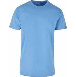 Build Your Brand Pevné úzké dlouhé triko s kulatým lemem 200g/m Barva: modrá nebeská, Velikost: M BY004