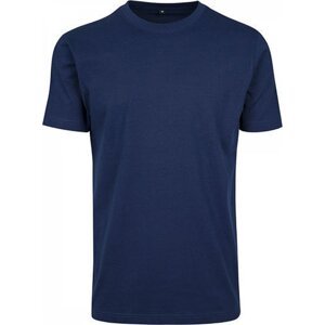 Build Your Brand Pevné úzké dlouhé triko s kulatým lemem 200g/m Barva: modrá námořní světlá, Velikost: L BY004
