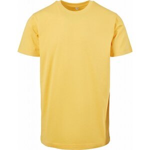 Build Your Brand Pevné úzké dlouhé triko s kulatým lemem 200g/m Barva: Žlutá slunečnicová, Velikost: M BY004