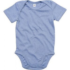 Dětské dupačky Babybugz  z organické bavlny 200 g/m Barva: Heather Blue, Velikost: 12-18 měsíců BZ10