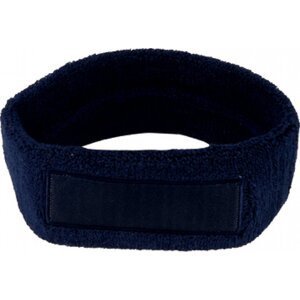 Printwear Sportovní unisex čelenka se štítkem pro potisk a nášivku Barva: modrá námořní C1522
