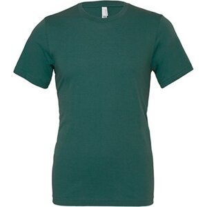 Bella+Canvas Vypasovné slim fit měkčené tričko v unisex střihu Barva: Zelená lesní, Velikost: L CV3001