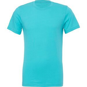 Bella+Canvas Vypasovné slim fit měkčené tričko v unisex střihu Barva: modrá tyrkysová, Velikost: S CV3001