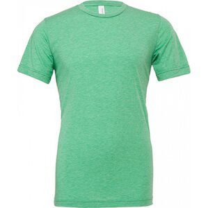 Bella+Canvas Unisex tričko trojsměsové pro melírový efekt Barva: zelená střední, Velikost: L CV3413