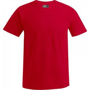 Pánské pevné prémiové triko Promodoro 100% bavlna Barva: červená ohnivá, Velikost: 4XL E3000