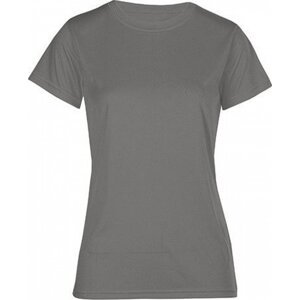 Promodoro Lehké dámské funkční interlok tričko s UV ochranou 125 g/m Barva: šedá světlá, Velikost: 3XL E3521
