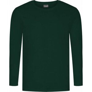 Pánské prémiové bavlněné triko Promodoro s dlouhým rukávem 180 g/m Barva: Zelená lesní, Velikost: XL E4099